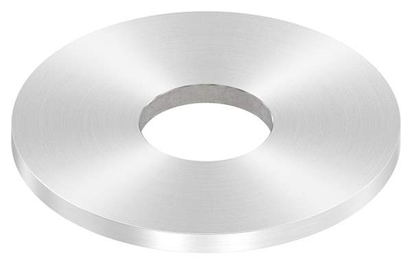 Ankerplatte | Maße: Ø 100x6 mm | Rundschliff + Mittelbohrung | V2A