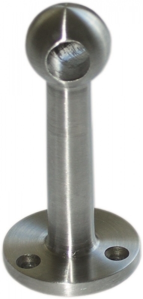 V2A Stabhalter Endstück 45° für Ø 10 mm
