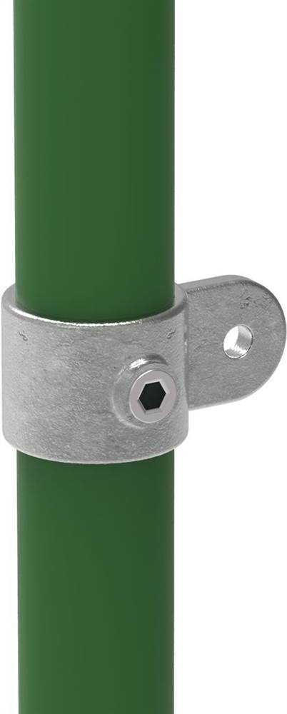 Rohrverbinder | Gelenkauge einfach | 173MC42 | 42,4 mm | 1 1/4 | Temperguss u. Elektrogalvanisiert