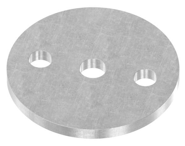 Ankerplatte | Maße: Ø 80x6 mm | Stahl (Roh) S235JR