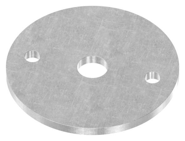 Ankerplatte | Maße: Ø 70x4 mm | Stahl (Roh) S235JR