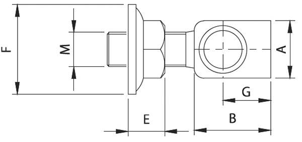 Torband M20 | verstellbar | schweißbar | Stahl (roh) S235JR