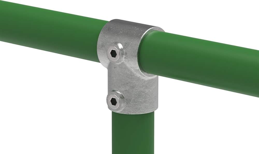 Rohrverbinder | T-Stück kurz | 101 | 21,3 mm - 60,3 mm | 1/2 - 2 | Temperguss u. Elektrogalvanisiert