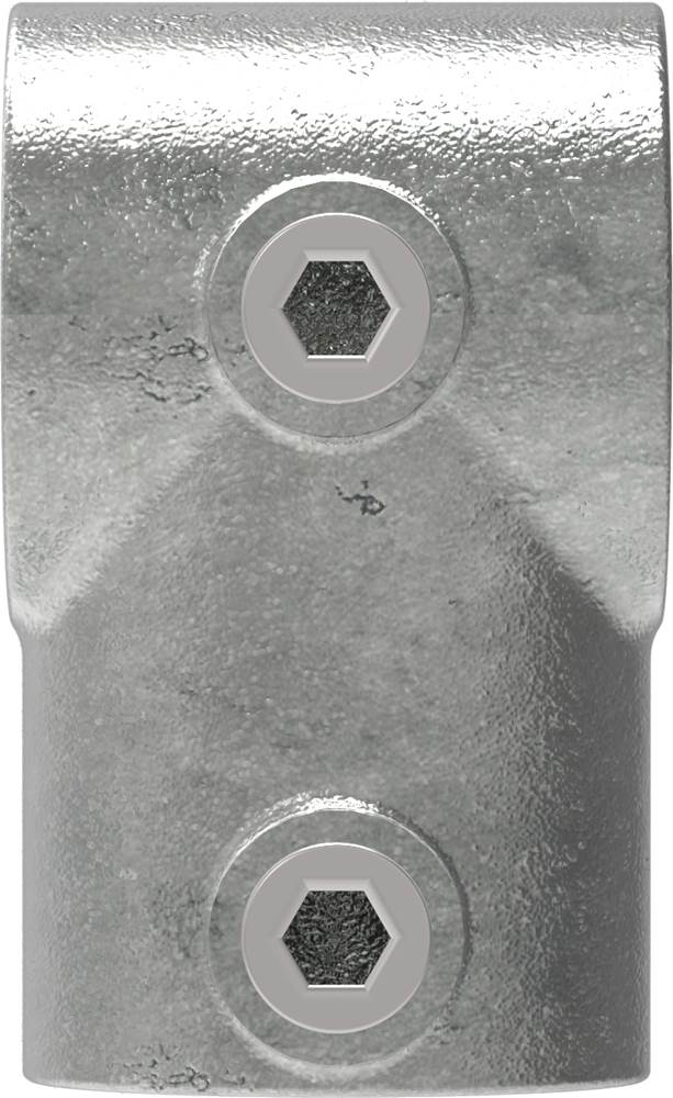 Rohrverbinder | T-Stück kurz | 101E60 | 60,3 mm | 2 | Temperguss u. Elektrogalvanisiert