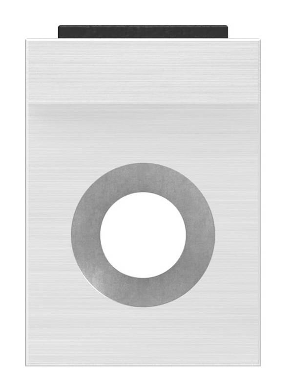 Plattenhalter | Halteplatte | Scheibensicherung für Glas Flach V4A