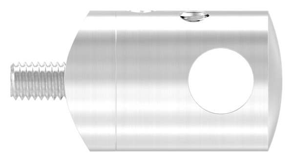 Querstabhalter zum Stoßen Ø 22 mm mit Bohrung 10,2 mm und Anschluss 33,7 mm