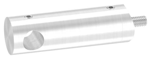 Querstabhalter | Lang | mit Bohrung 12,2 mm | für Anschluss 42,4 mm