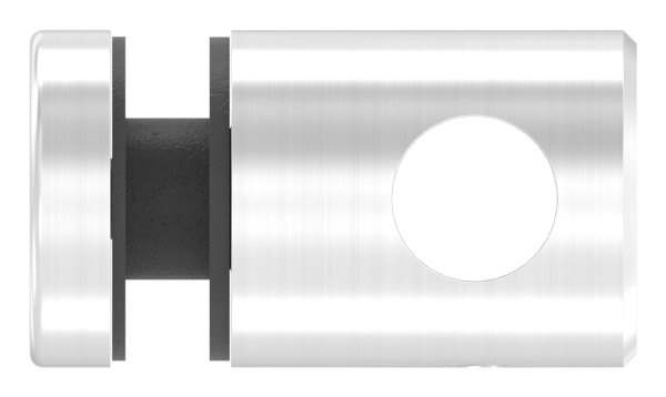 Querstab-Glaspunkthalter Ø 25 für Rundstäbe Ø 12 mm V2A