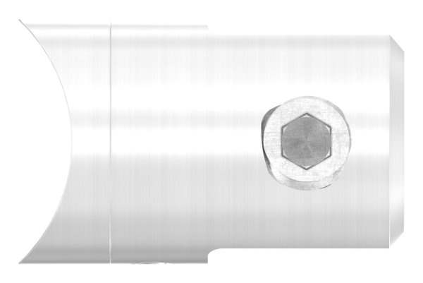 Querstab-Plattenhalter Ø 25 mm mit Anschluss 33,7
