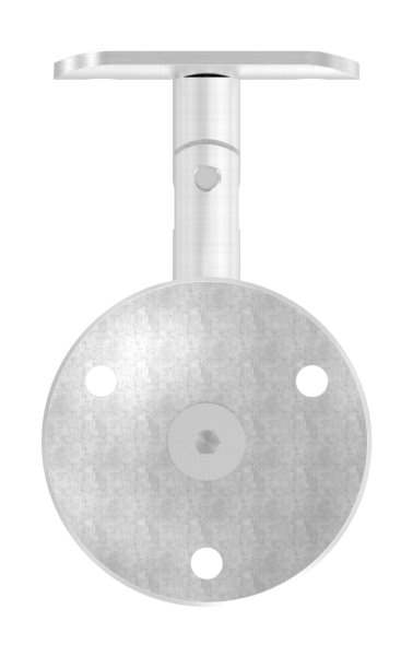 Handlaufhalter mit Gelenk und Halteplatte für Ø 42,4 mm V2A