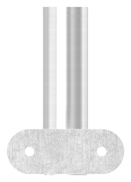 Handlaufhalter mit Gelenk und Halteplatte für flachen Anschluss V2A