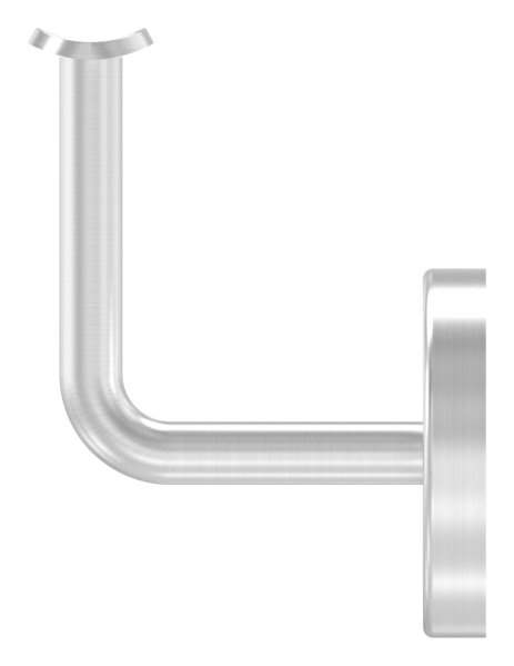 Handlaufhalter mit Halteplatte für Ø 42,4 mm V2A