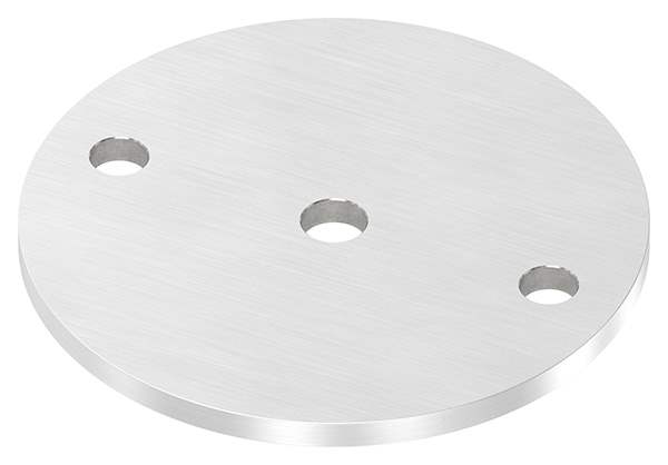 Ankerplatte | Ø 120 x 6 mm | mit Zentrierbohrung: Ø 12,5 mm | V2A