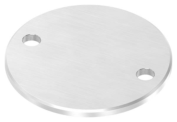 Ankerplatte | Maße: 120x6 mm | Längsschliff + Fase | V2A