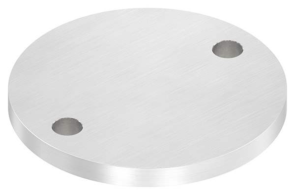 Ankerplatte | Maße: 120x10 mm | Längsschliff | V2A