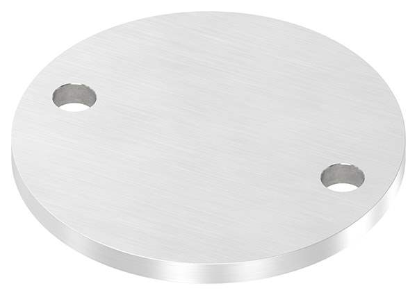 Ankerplatte | Maße: 120x8 mm | Längsschliff | V2A