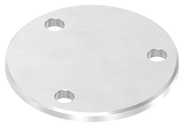 Ankerplatte | Maße: 100x6 mm | Längsschliff + Fase | V2A