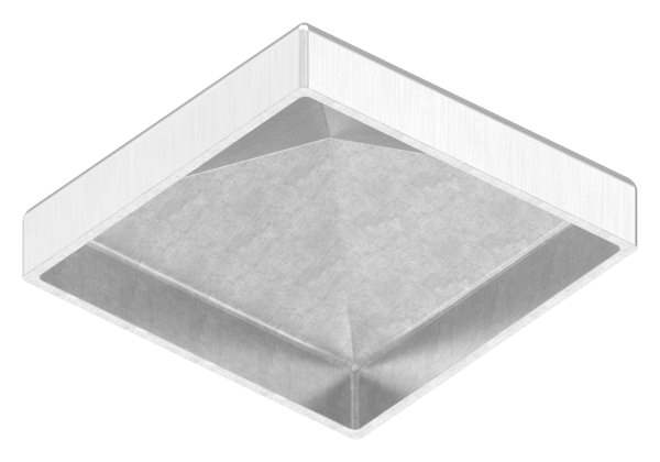 Pfostenkappe | für Vierkantrohr: 50x50 mm | V2A