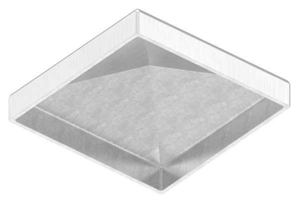 Pfostenkappe | für Vierkantrohr: 60x60 mm | V2A