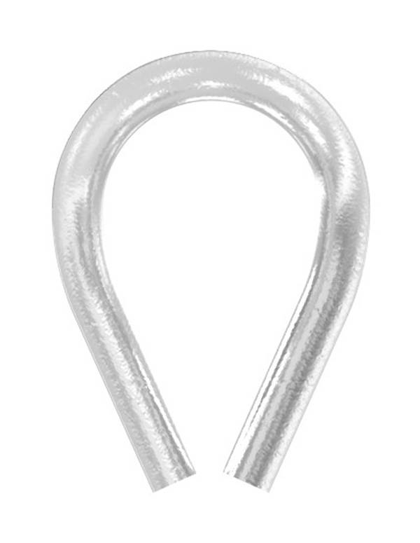 Kausche | für Seil Ø: 3 mm | V4A