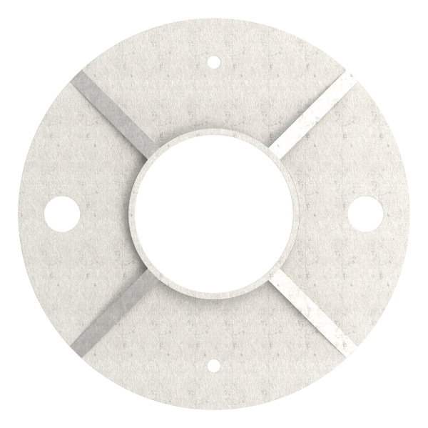 Ankerplatte | Maße: Ø 120x6 mm | Mittelbohrung: Ø 49 mm | V2A