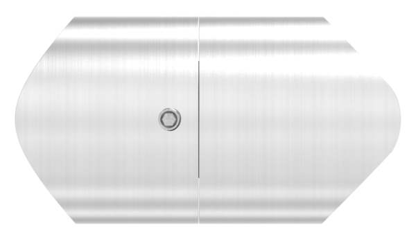 Rohrverbindungsstück verstellbar für Rundrohr Ø 42,4 mm V2A