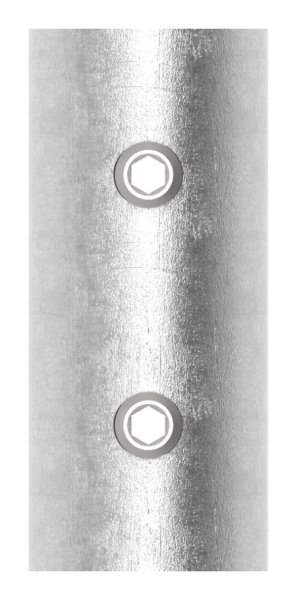 Verbindungshülse für Rundrohr Ø 33,7x2,5 mm V2A