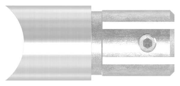 Anschlussstück 90° für Rundrohr Ø 33,7x2,0 mm V2A