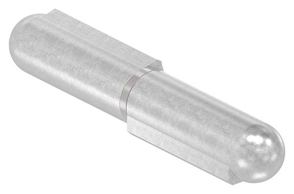 Anschweißband V2A 100 mm mit festem Stift
