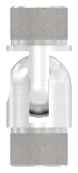 Gelenkstück für Rundrohr Ø 33,7x2,0 mm V2A
