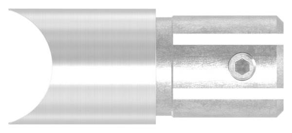 Anschlussstück 90° für Rundrohr Ø 33,7x2,0 mm V2A