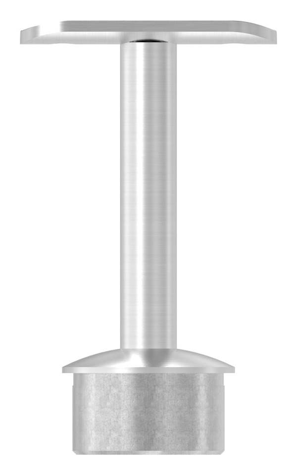 Handlaufstütze mit Halteplatte für Ø 42,4 mm  V2A
