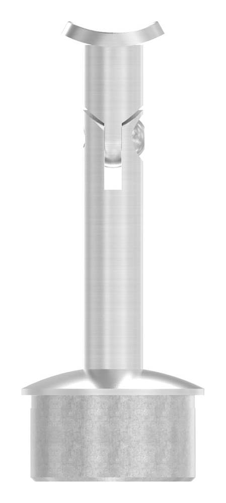 Handlaufstütze für 42,4x2,0 mm mit Gelenk und Halteplatte für Ø 42,4 mm Rohr V2A