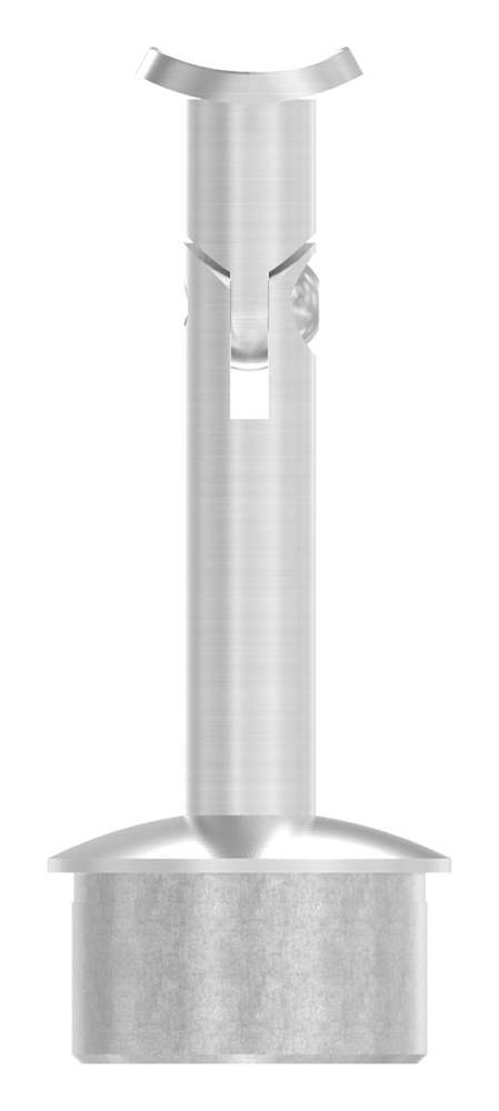 Handlaufstütze für 42,4x2,6 mm mit Gelenk und Halteplatte für Ø 42,4 mm Rohr V2A