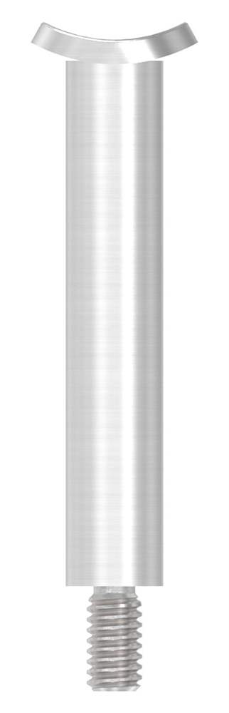 Stift mit Halteplatte | Anschluss: Ø 42,4 mm | V2A