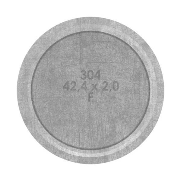 Handlaufstütze aus einem Stück für  42,4x2,0 mm V2A