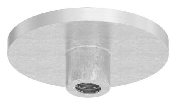 Platte flach mit M8 für Rohr Ø 42,4 mm V2A