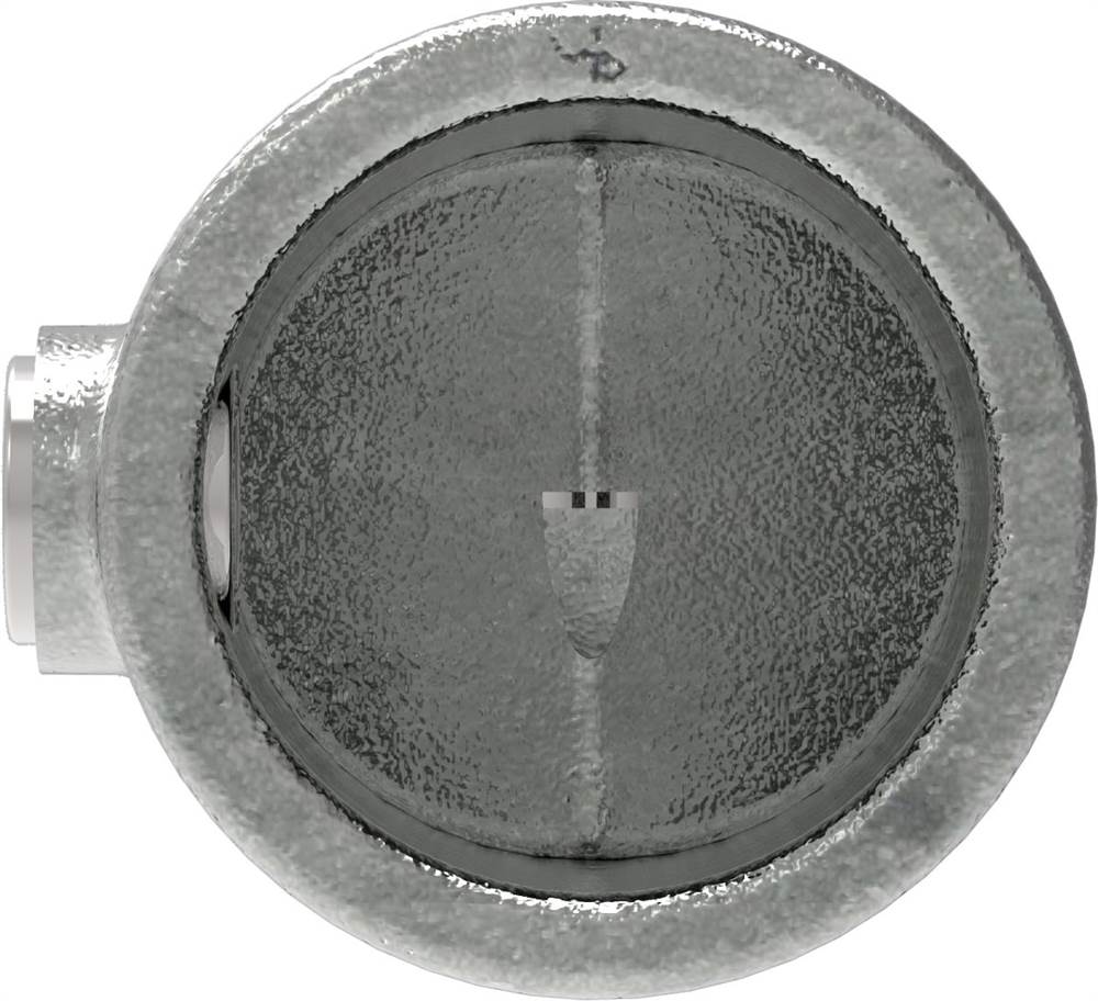 Rohrverbinder | Eckstück verstellbar | 125HC42 | 42,4 mm | 1 1/4 | Temperguss u. Elektrogalvanisiert