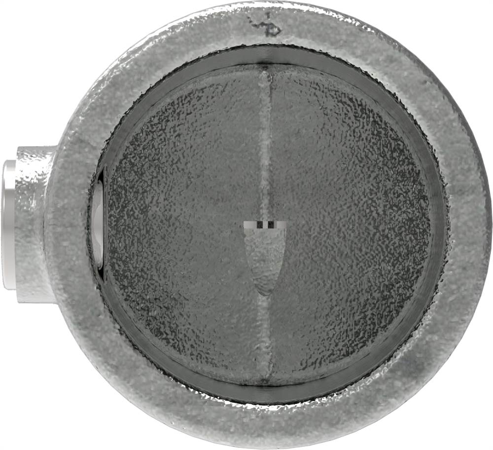 Rohrverbinder | Eckstück verstellbar | 125HD48 | 48,3 mm | 1 1/2 | Temperguss u. Elektrogalvanisiert