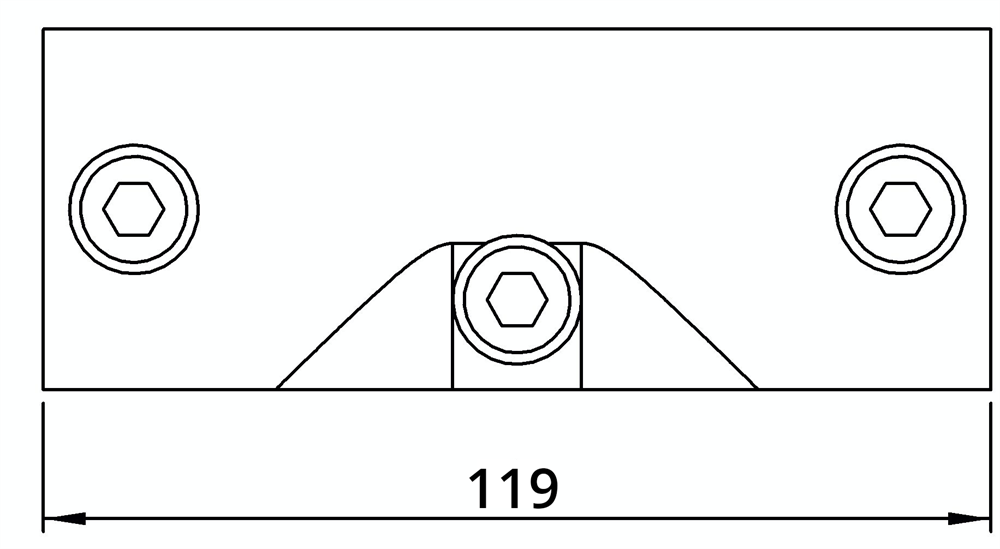 Rohrverbinder | T-Stück 30-45° | 127B34 | 33,7 mm | 1 | Temperguss u. Elektrogalvanisiert