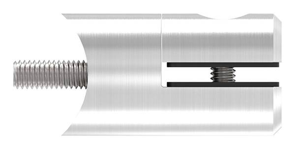 Blechhalter Ø 25 mm V2A für Anschluss Ø 33,7 mm