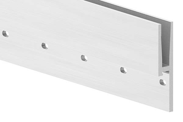 Alu-Profil | MASSIV2 | Länge: 6000 mm | seitliche Montage | Aluminium