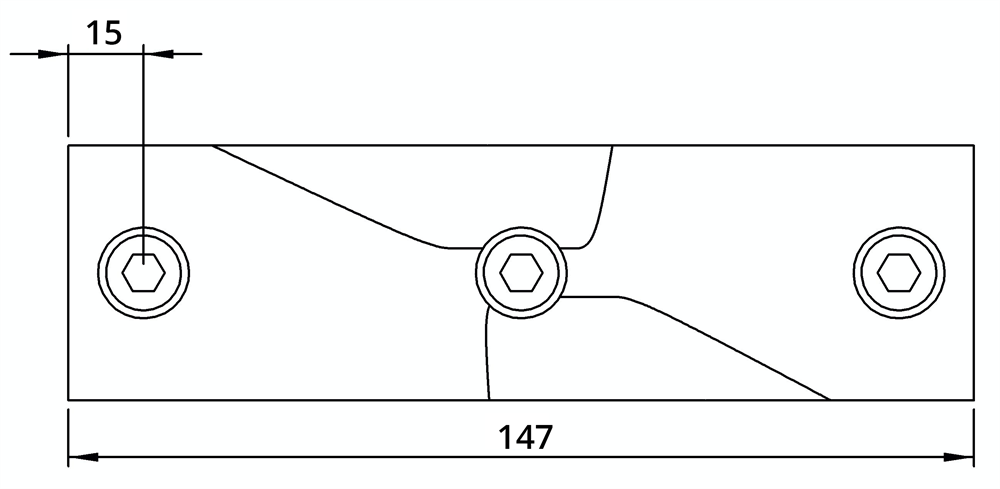 Rohrverbinder | Kreuzstück 30-45° | 130B34 | 33,7 mm | 1 | Temperguss u. Elektrogalvanisiert
