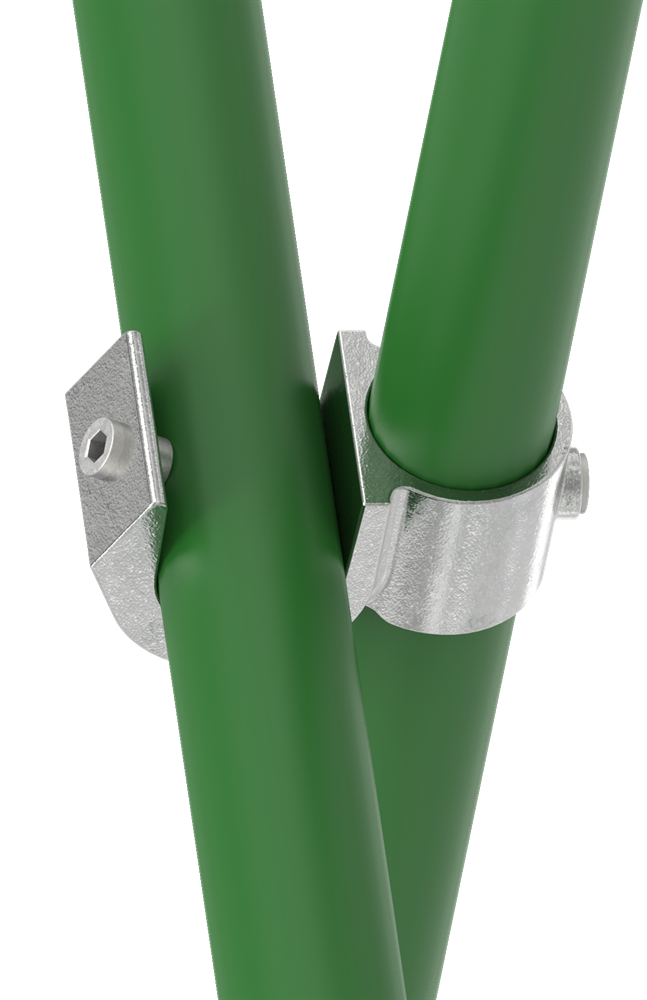 Rohrverbinder | Rohrhalter | 135YD48 | 48,3 mm | 1 1/2 | Temperguss u. Elektrogalvanisiert