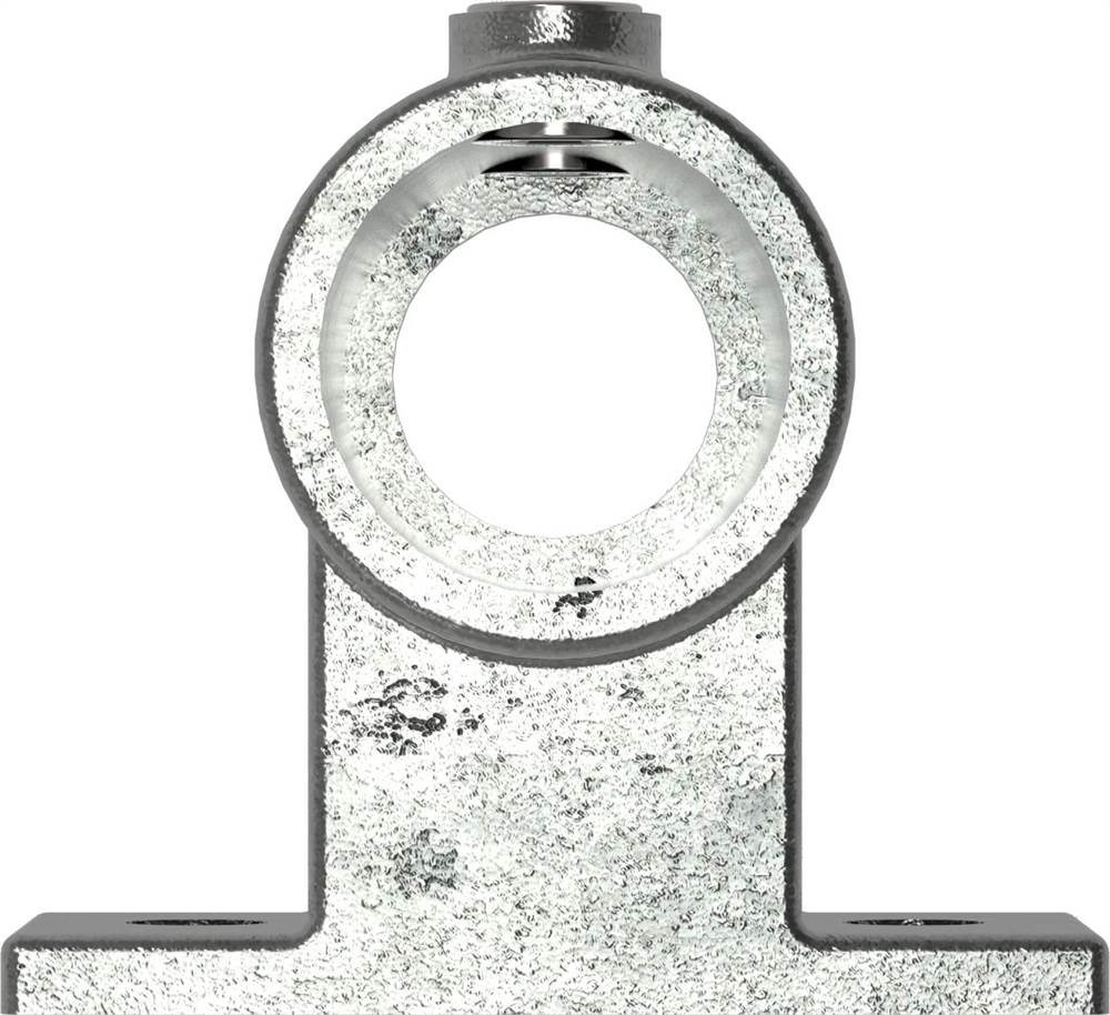 Rohrverbinder | Wandhalter Platte horizontal | 145B34 | 33,7 mm | 1 | Temperguss u. Elektrogalvanisiert