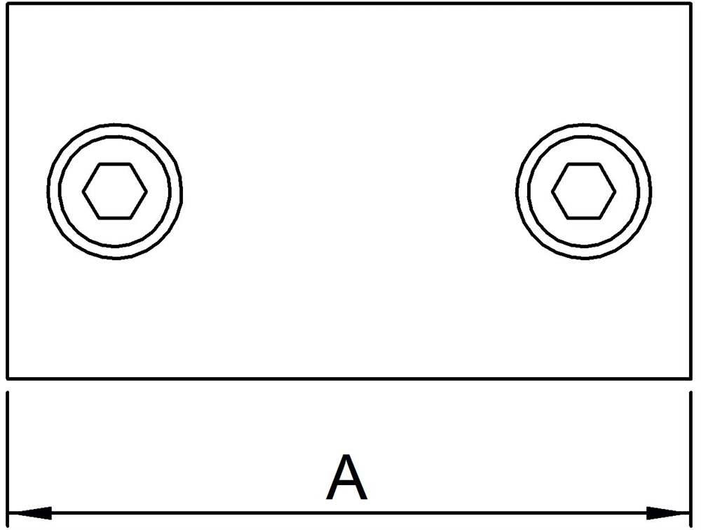 Rohrverbinder Verlängerungsstück 2 (60,3 mm), außen AVERDE