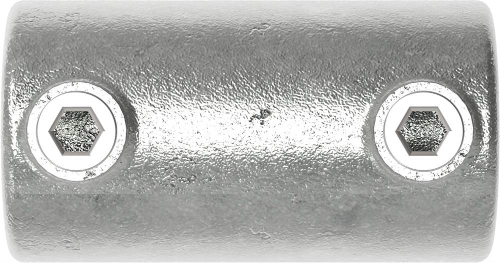 Rohrverbinder | Verlängerungsstück außen | 149D48 | 48,3 mm | 1 1/2 | Temperguss u. Elektrogalvanisiert