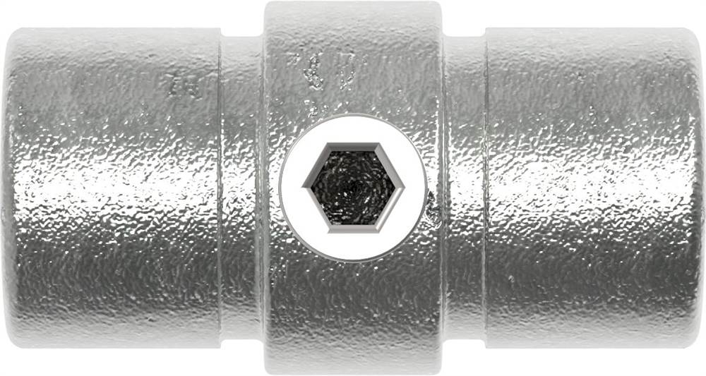 Rohrverbinder | Verbindungsstück innen | 150D48 | 48,3 mm | 1 1/2 | Temperguss u. Elektrogalvanisiert