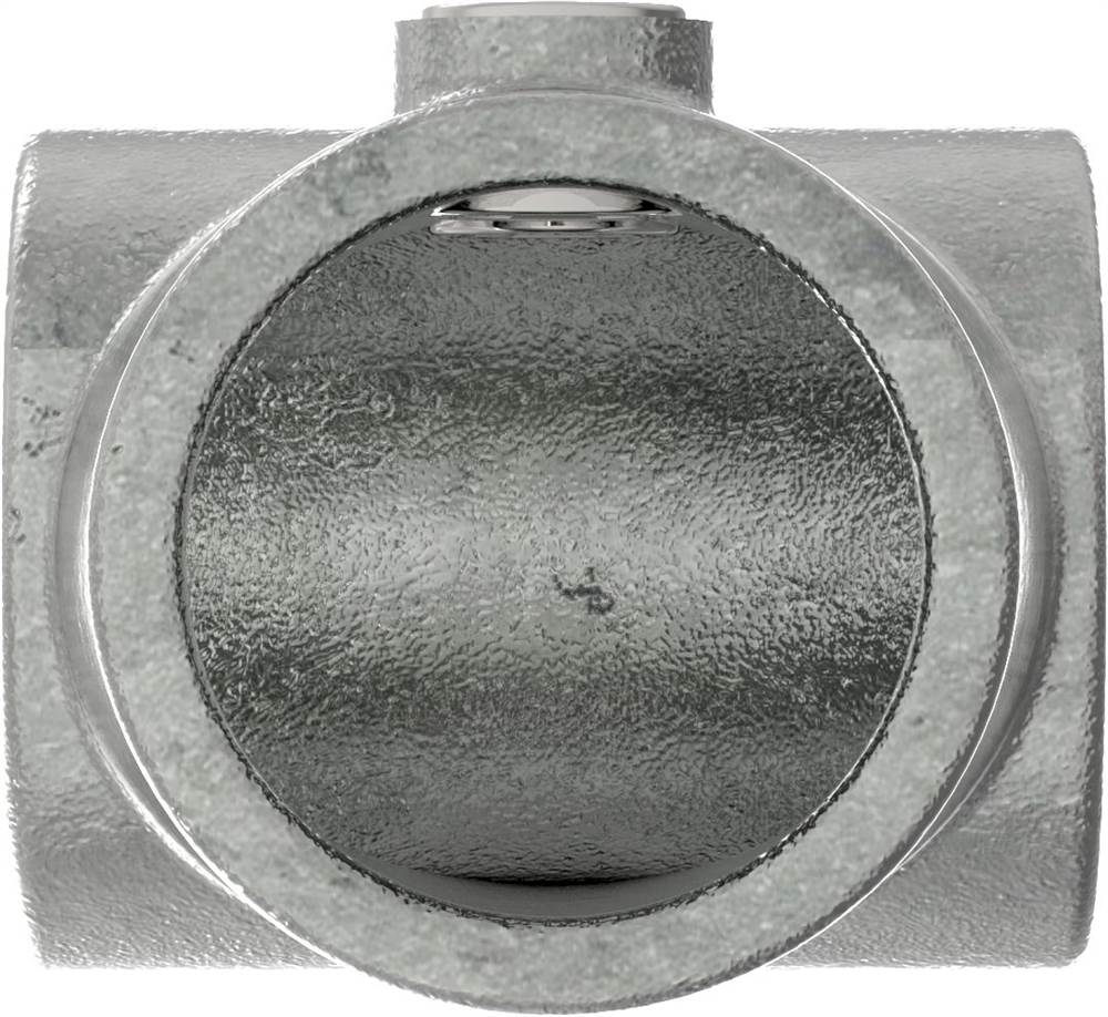 Rohrverbinder | T-Stück kurz verstellbar 0-11° | 153B34 | 33,7 mm | 1 | Temperguss u. Elektrogalvanisiert