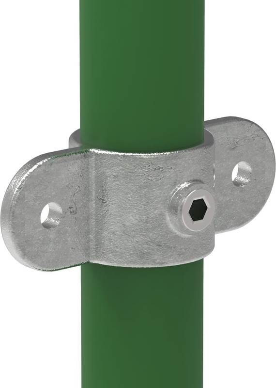 Rohrverbinder | Gelenkauge doppelt | 167MD48 | 48,3 mm | 1 1/2 | Temperguss u. Elektrogalvanisiert